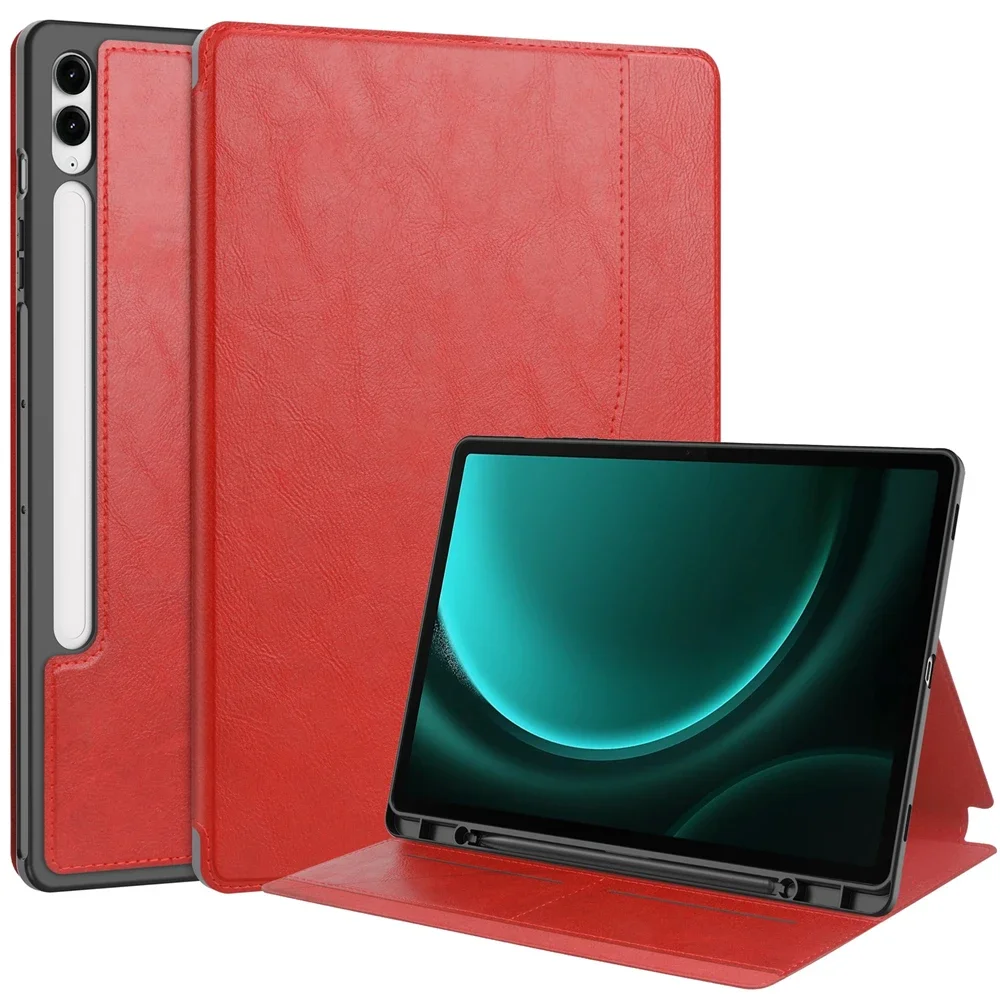 Funda para tableta Samsung Galaxy Tab S10 Plus, Funda inteligente de 12,4 pulgadas con soporte para bolígrafo S para Tab S10 + 5G 2024 SM-X820 SM-X820B