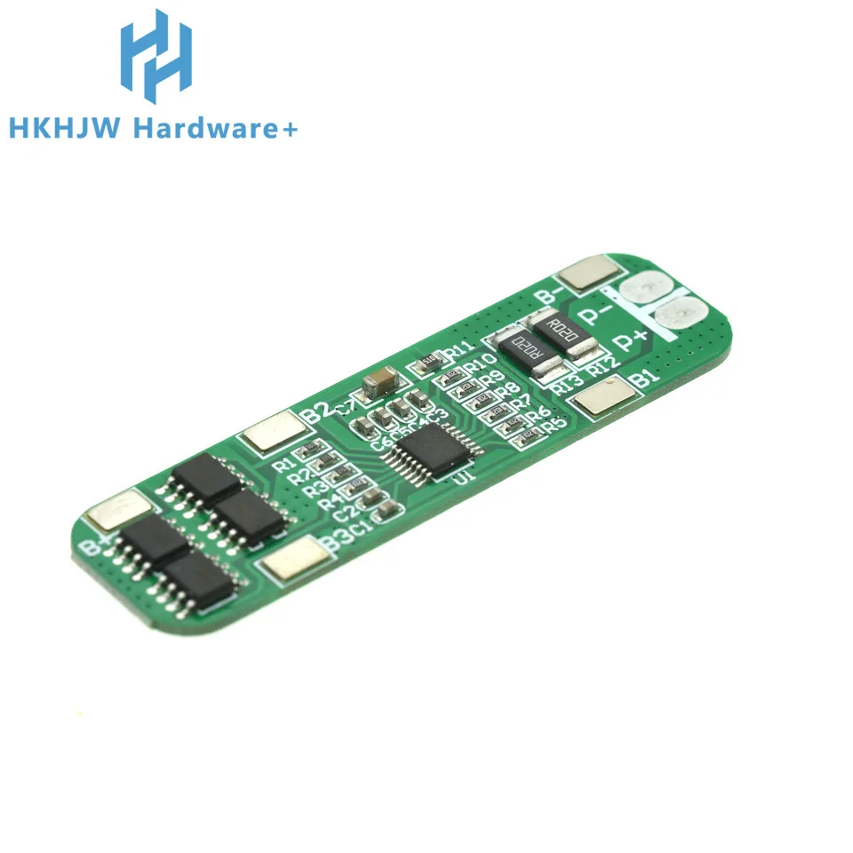 Placa de protección de batería de polímero de litio 18650 de 14,8 V 4 Series, 16,8 V, antisobrecarga, sobredescarga 12A, límite de corriente - imagen 4