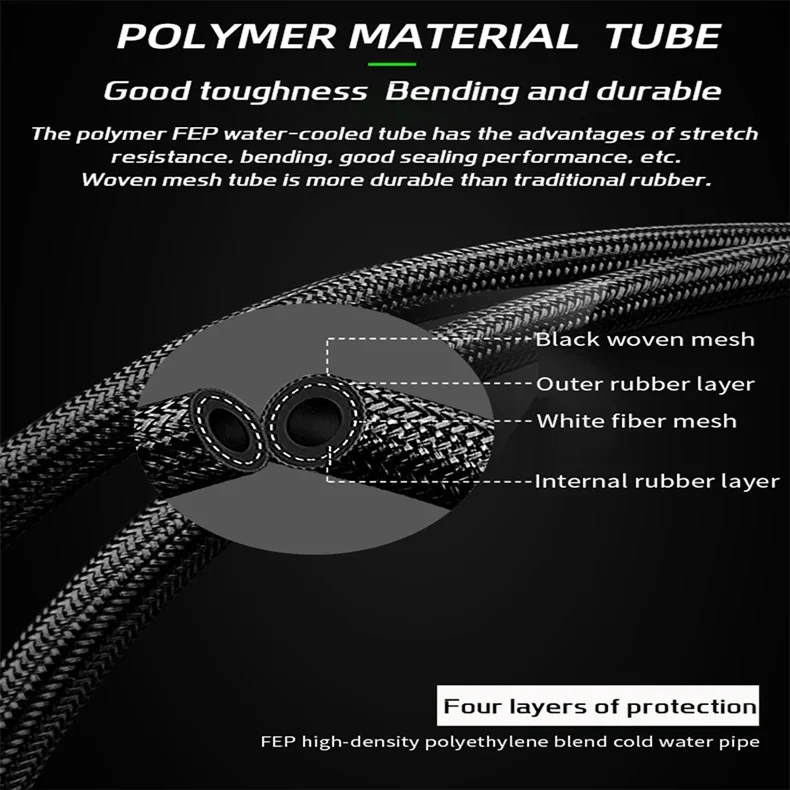 Wovibo-Ventilador de refrigeración por agua para CPU, enfriador líquido de 120mm, radiador PWM 4PIN RGB para Intel 115x1200 1700 2011 X79 X99 AM3 AM4 - imagen 2