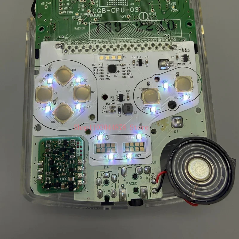 Resorte de Botón Metálico Integrado para GAMEBOY GBC GBA, Apto para Combinación de Colores Personalizados .RGB - imagen 2