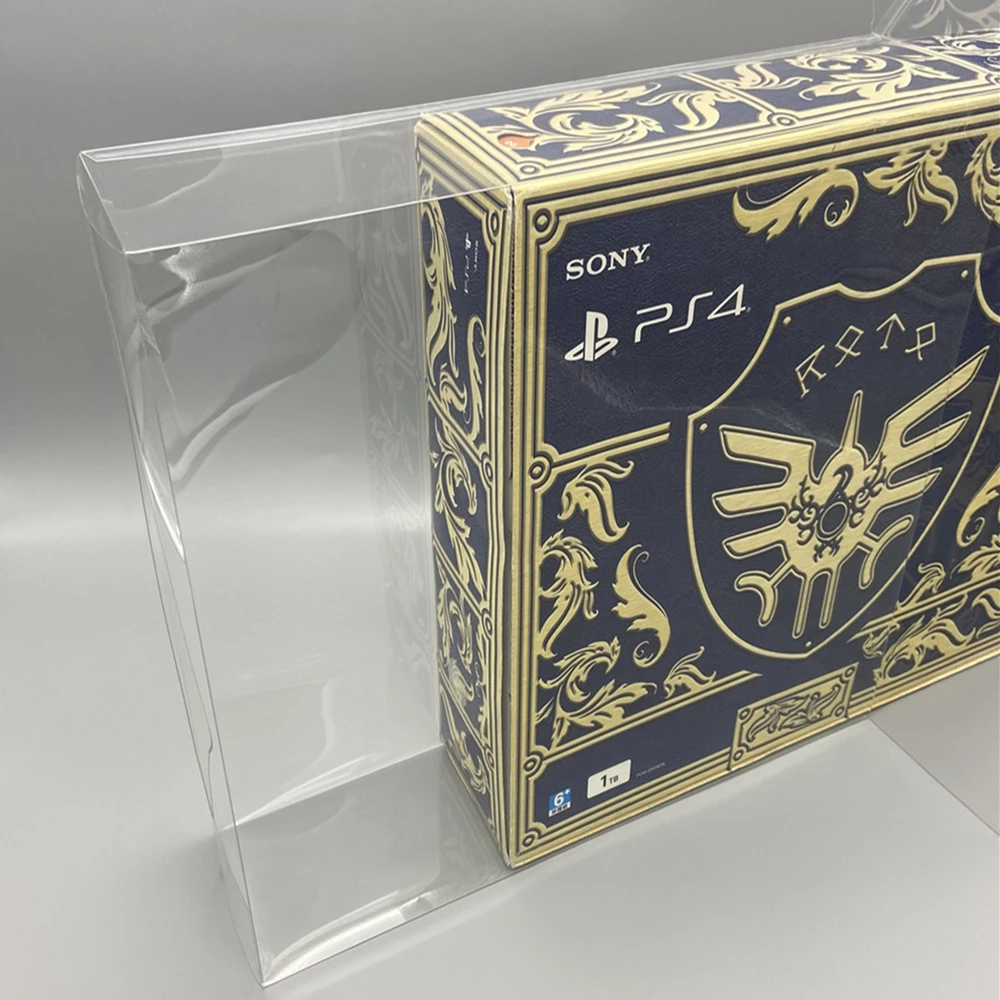 Protector de caja transparente para Dragon Quest, estuche de exhibición transparente para PlayStation 4, PS4, 2000