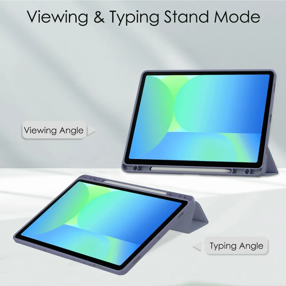 Para Samsung Galaxy Tab S10 FE 2025 SM-X520 X526B con estuche porta lápices para Galaxy Tab S10 FE / S9 FE funda para tableta de 10,9 pulgadas - imagen 3