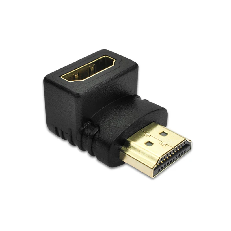 Adaptador HDMI macho a hembra compatible con HDMI, convertidor extensor compatible con HDMI, 90 grados, ángulo de 270 grados, HDTV - imagen 2