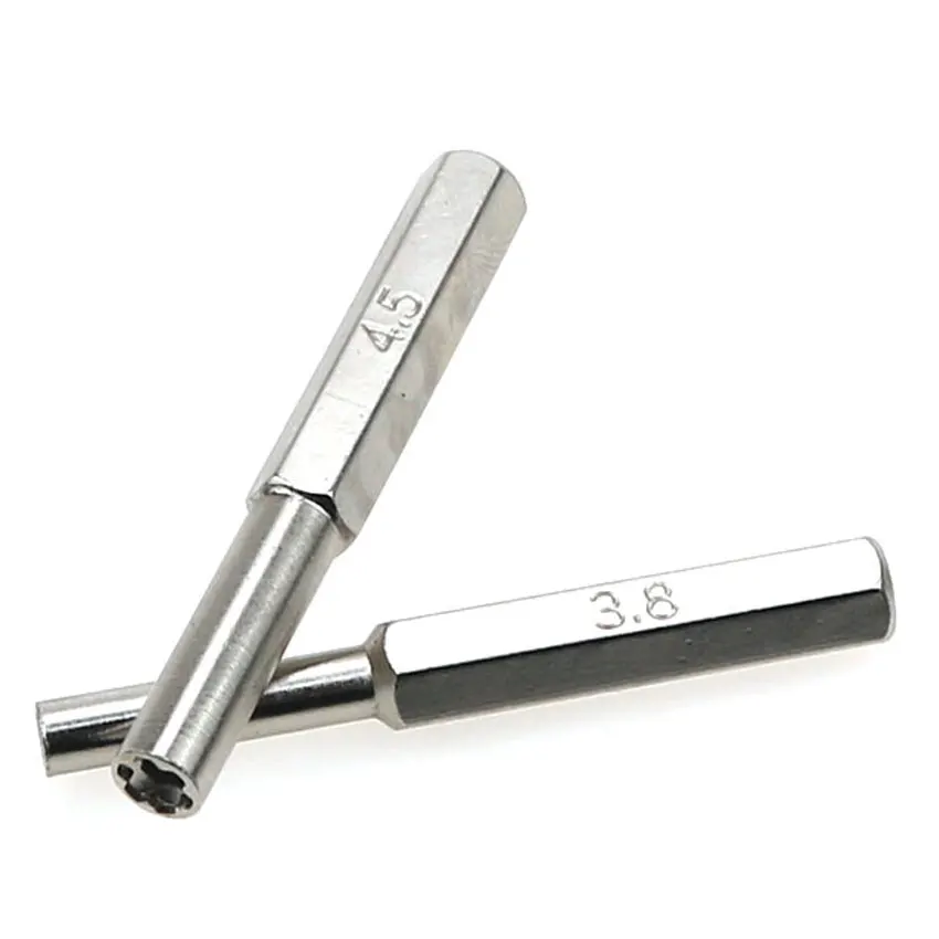 YuXi-Herramienta de reparación de seguridad, destornillador de 3,8mm y 4,5mm para NGC, SFC, MD, NES, N64, SNES, herramientas abiertas de 50mm - imagen 2