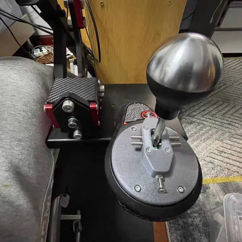 Simracing-placa de palanca de cambios secuencial, Kit de amortiguación de palanca de cambios H, adaptador Mod de actualización para Thrustmaster TH8A - imagen 5
