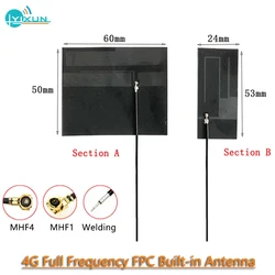 Módulo GSM GPRS 2G 3G 4G LTE NB-IoT Cable de antena FPC incorporado de banda completa 10cm de alta ganancia 8/10dbi con pegamento 3M soldadura MHF1 U.FL