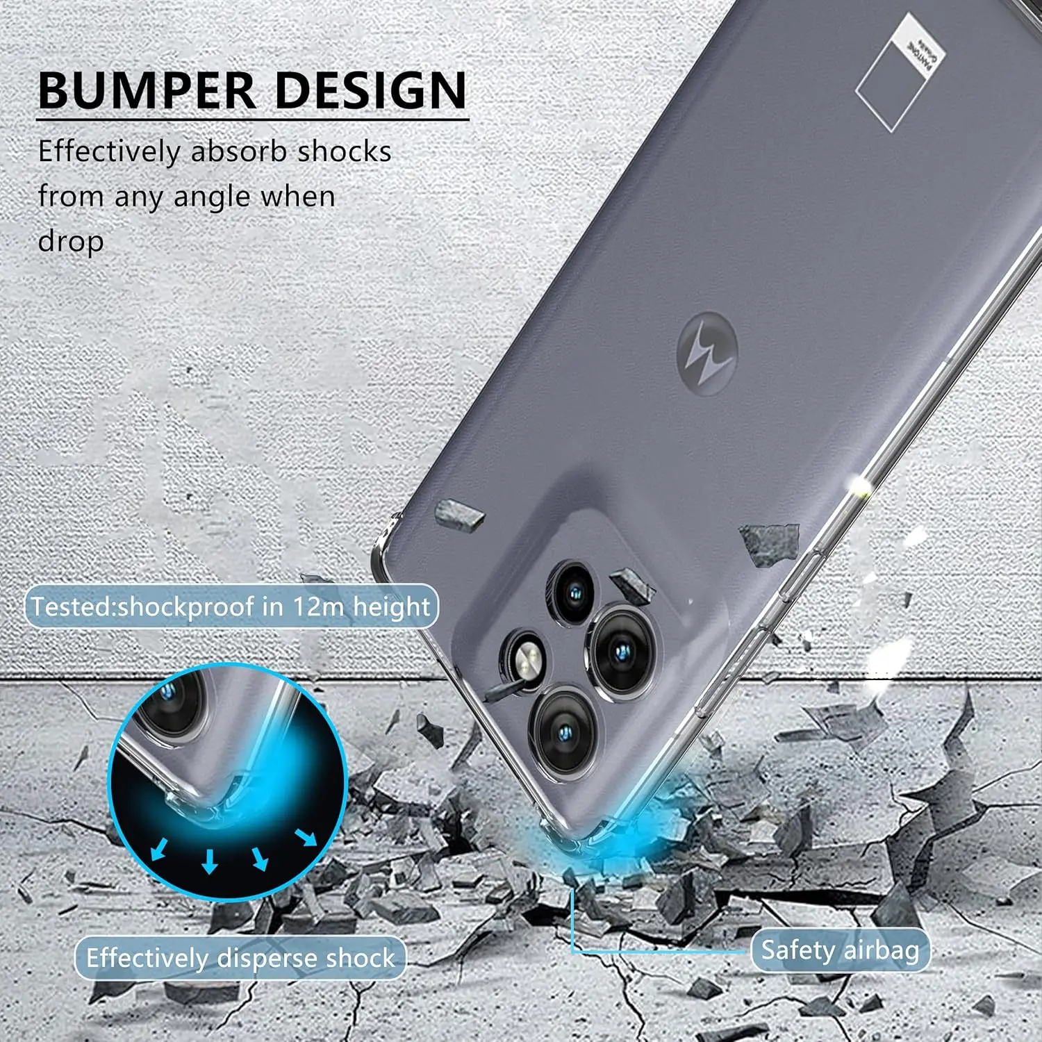 Funda de TPU con Airbag a prueba de golpes para Motorola Edge 60 Fusion Moto Edge 60 Neo Pro Stylus funda protectora Capa Fundas Coque - imagen 3