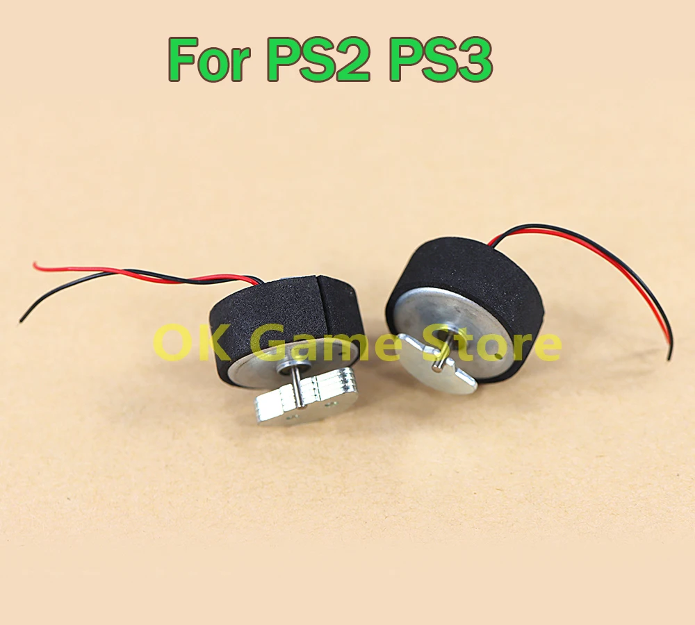 15 pares de Motor grande vibrador Rumble motores martillo con cable inalámbrico izquierdo derecho Motor grande para PS3 PS2 controlador piezas de reparación - imagen 2