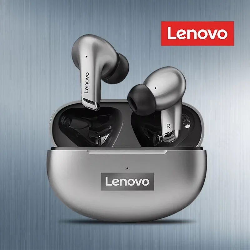 Choice Lenovo LP5 auriculares inalámbricos Bluetooth música HiFi con micrófonos auriculares de música impermeables con auriculares para juegos de baja latencia nuevo - imagen 2