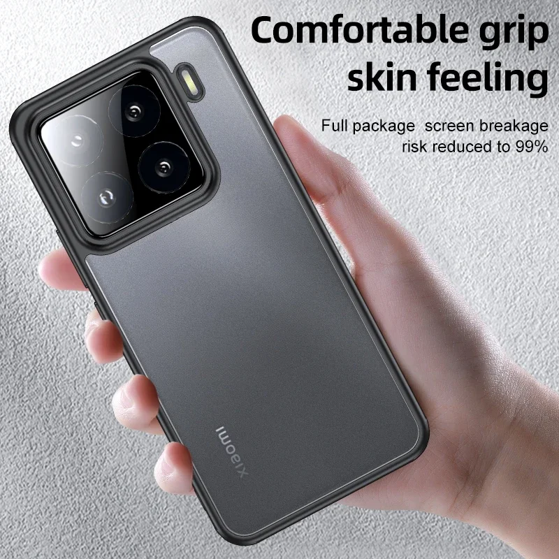 Para Xiaomi 15,15 Pro funda transparente de PC dura a prueba de golpes protección de cámara cubierta transparente - imagen 5