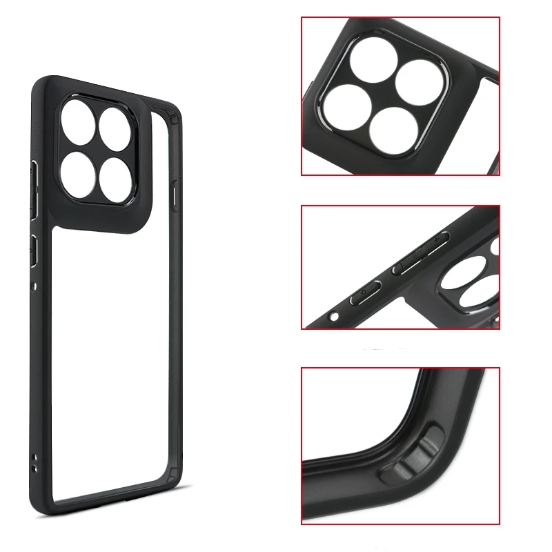 Pour couverture Motorola Moto Edge 60 Pro étui Moto Edge 60 Pro Capas antichoc mat armure Transparent clair Fundas Moto Edge 60 Pro