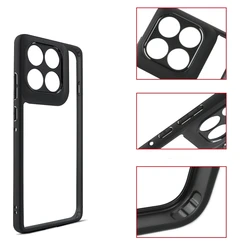 Funda antigolpes transparente para Motorola Edge 60 Pro