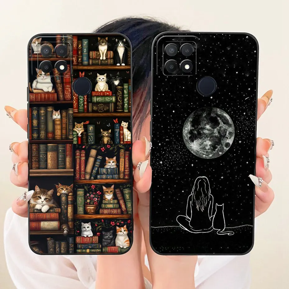 Nueva funda de teléfono de moda para OPPO A15 A15s fundas de silicona suave para Oppo A15 A15S 4G fundas a prueba de golpes parachoques - imagen 5