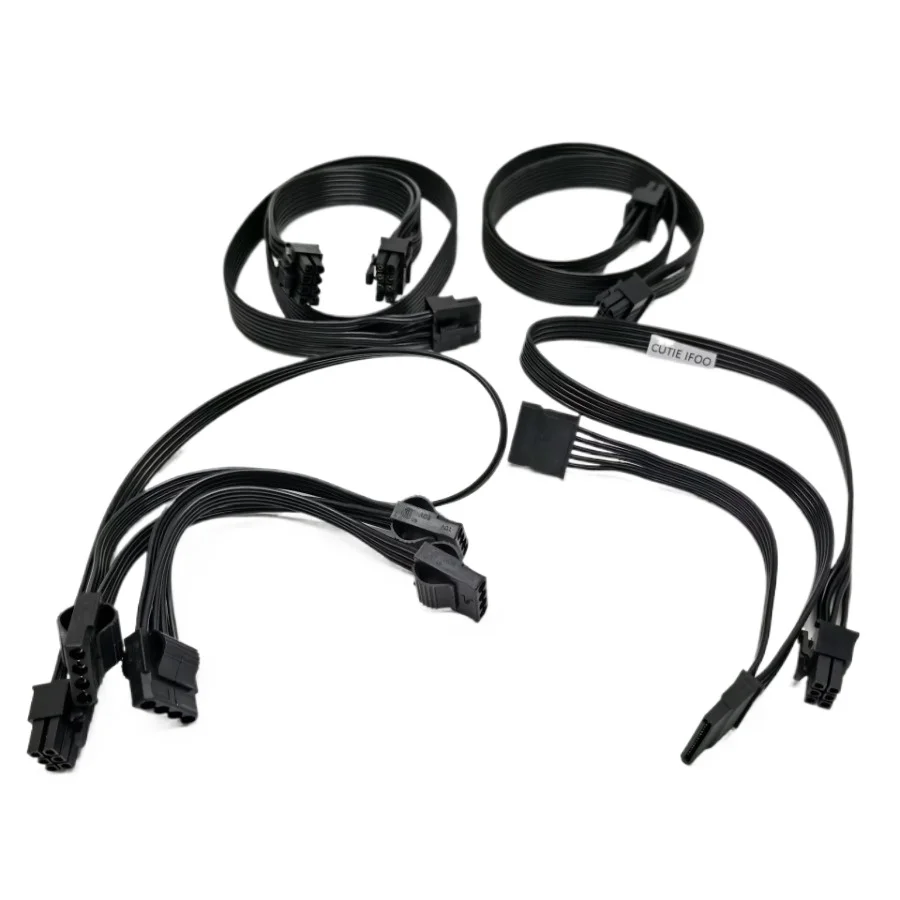 Cable Alimentación XFX GPU CPU 8 pines SATA IDE Molex
