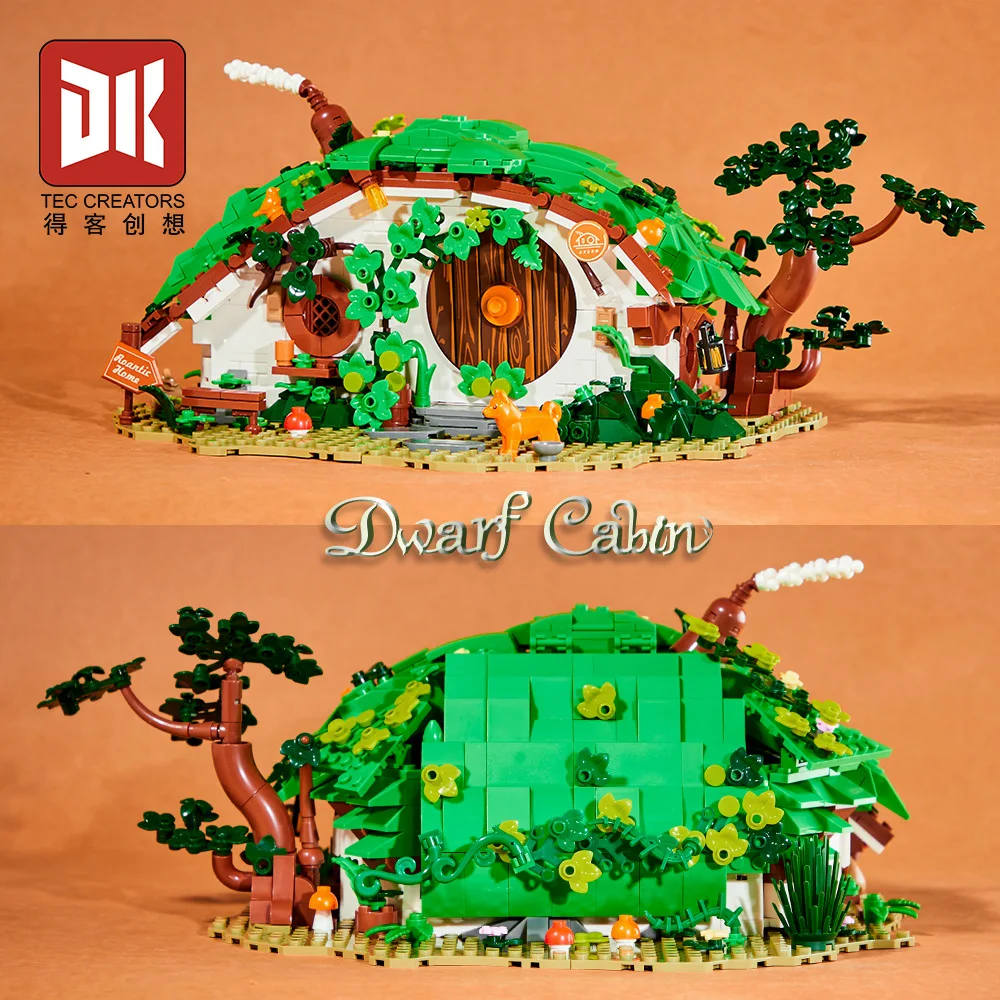 DK6031 enano hogar coleccionable modelo película de fantasía juguete de bloques de construcción niños adultos creativo cumpleaños regalo de Navidad (1088 piezas) - imagen 3