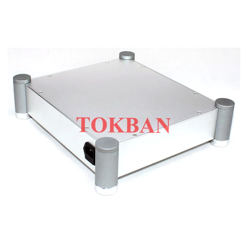 Tokban Audio-carcasa de chasis de amplificador de tubo de aluminio, carcasa de preamplificador HIFI DIy, WA82, 320x70x280mm - imagen 4