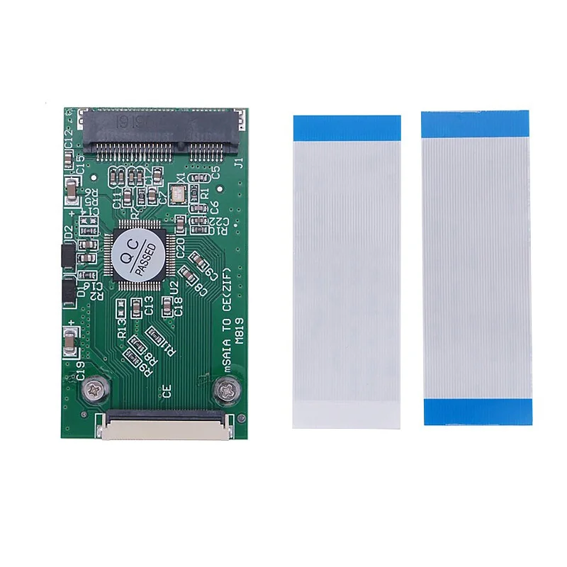 Adaptador mSATA SSD a CE ZIF Mini PCI-E mSATA SSD a 40 pines 1,8 "CE (ZIF) tarjeta convertidora para IPOD IPAD para Toshiba para Hitachi HDD
