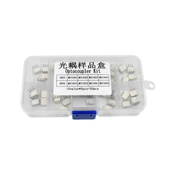 Kit Optoacopladores DIP 4N25 4N35 MOC3021-3063