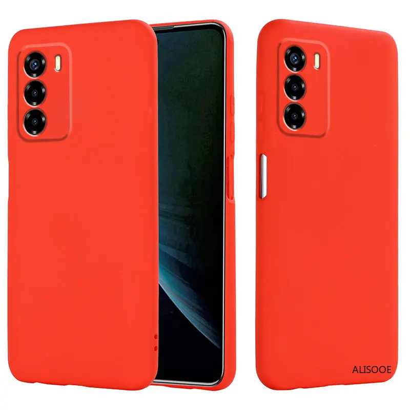 Para ZTE Blade V40 Vita funda de silicona líquida suave a prueba de golpes protección completa contraportada para ZTE Blade V30 V40 Vita Capa Fundas - imagen 2