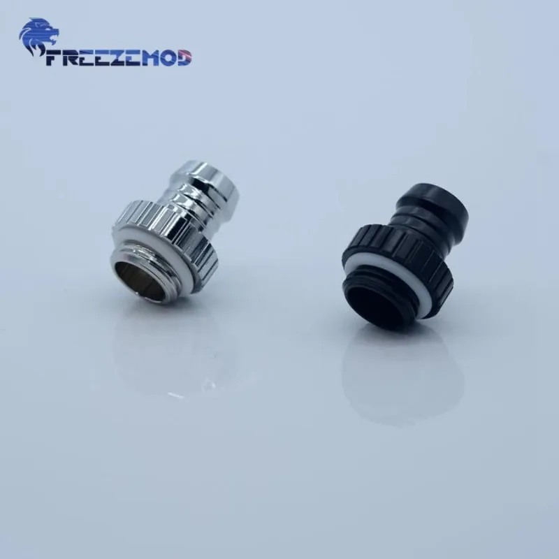 FREEZEMOD latón G1/4 ''rosca interior Hexagonal fija conector de lengüeta para tubo blando ID 8-11mm para sistema de refrigeración por agua. BBT-3F - imagen 2