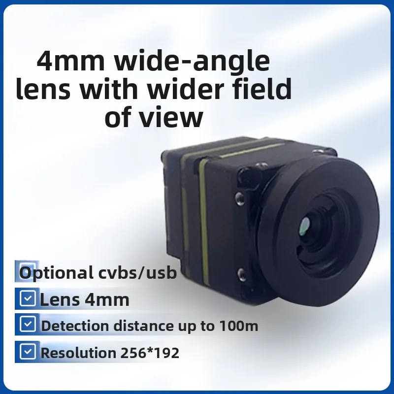 Cámara termográfica con lente JS 640X512 384X288 para Dron cruzado, vehículo infrarrojo, drones FPV con Detector CVB USB Raspberry Pi - imagen 4