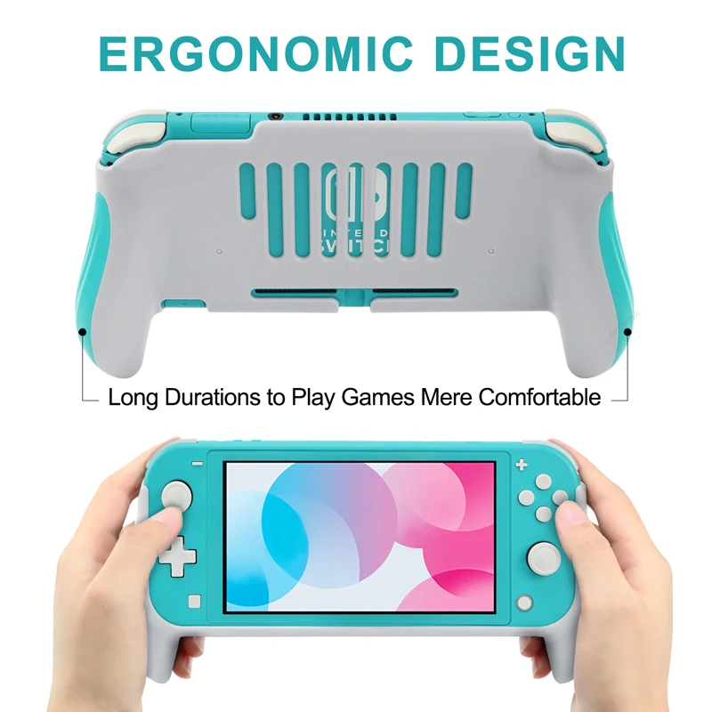 Funda de agarre con mango para consola de juegos Nintendo Switch Lite, soporte de cubierta con mango, soporte a prueba de golpes para accesorios Switch Lite - imagen 2