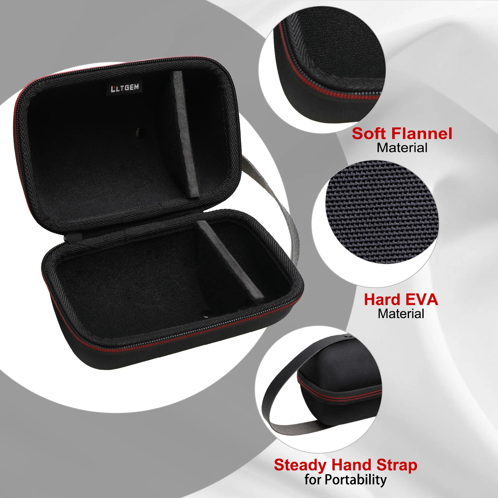 LTGEM Estuche rígido de EVA para Ultimate Ears WONDERBOOM 3 Altavoces Bolsa protectora de almacenamiento Estuche para altavoces (solo bolsa) - imagen 5