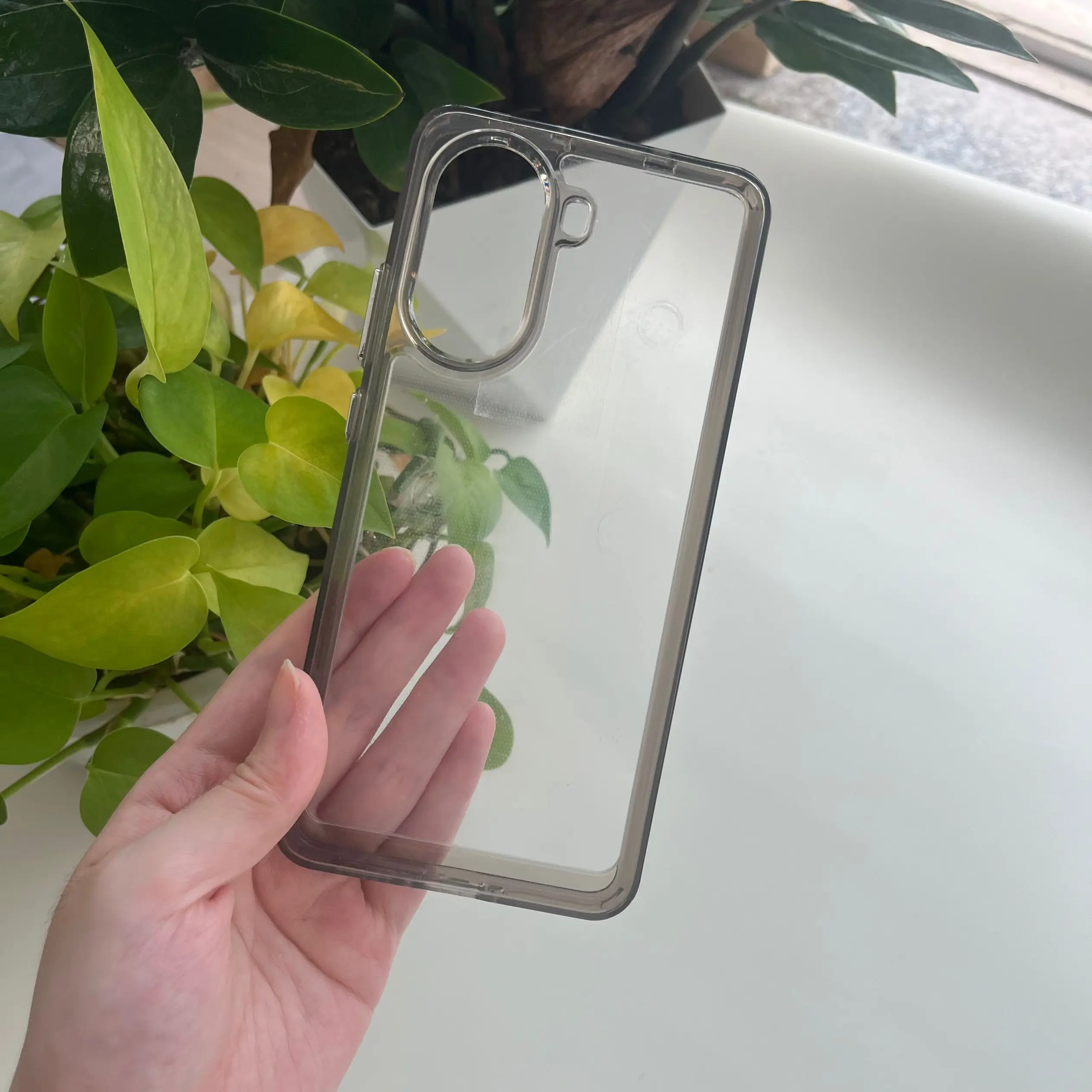 Para Xiaomi POCO X7 Pro чехол ELVEV PC duro transparente colorido + cubierta trasera protectora de TPU para Redmi Turbo 4 - imagen 3