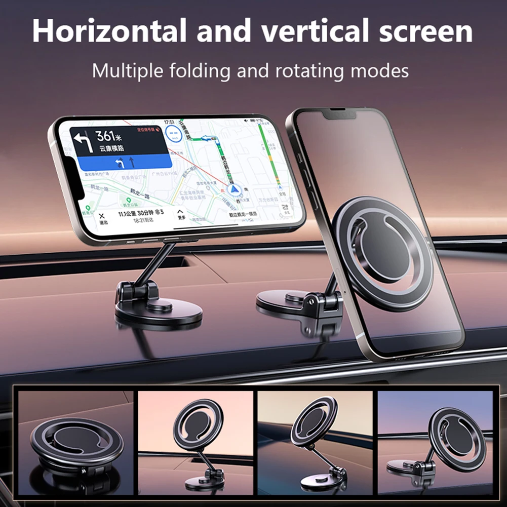 Soporte magnético Universal para teléfono móvil de coche, accesorio para iPhone 14, 13, 12 Pro Max, salpicadero, montaje en parabrisas - imagen 4