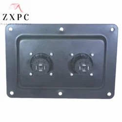 Placa Jack Altavoz Metálica Doble Neutrik SpeakON