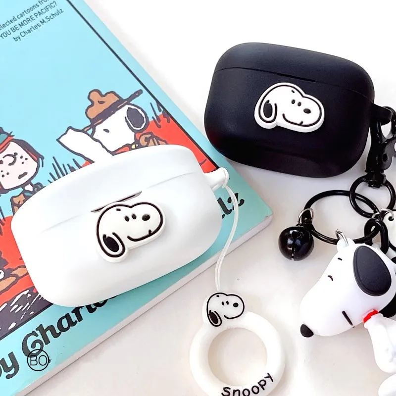 MINISO Snoopy funda para auriculares Sony LinkBuds S funda protectora de silicona para auriculares inalámbricos Sony WF-1000XM 4/5 - imagen 3