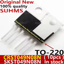 Transistor MOSFET CRST049N08N / SKST049N08N – Paquete TO-220