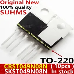 Transistor MOSFET CRST049N08N / SKST049N08N – Paquete TO-220