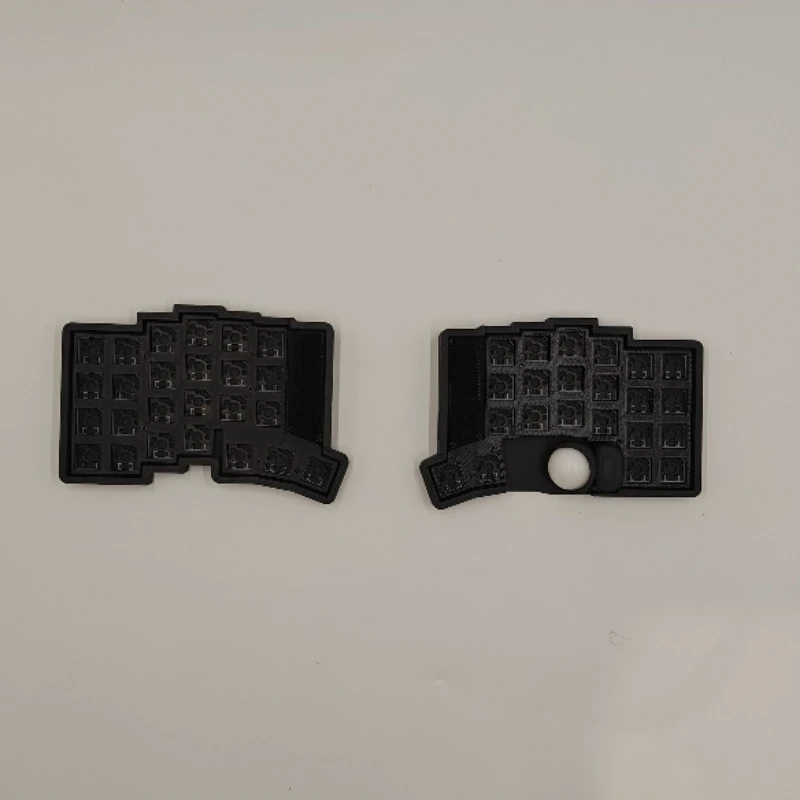 Teclado dividido Trackball con cable personalizado RGB intercambiable en caliente ergonomía teclado dividido de modo único para teclado VIAL izquierdo derecho - imagen 2