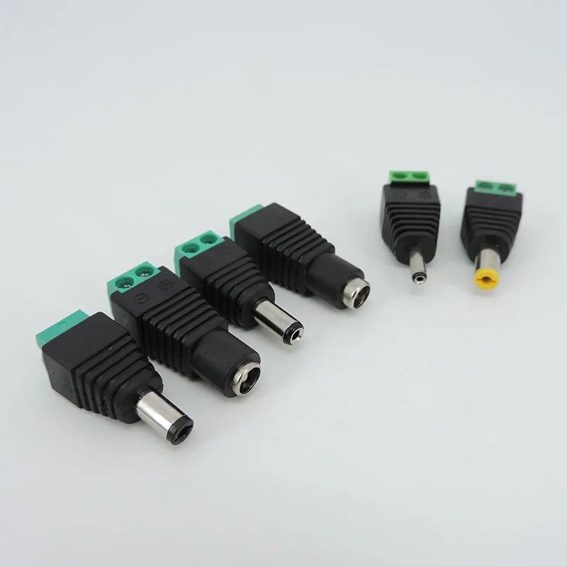 Conector DC macho hembra 5,5x2,1 MM 5,5*2,5 MM 3,5*1,35 MM adaptador de conector de alimentación enchufe tira de luz Led H2 - imagen 5