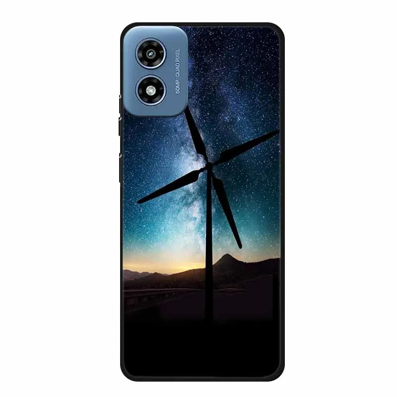 Funda trasera de silicona suave para Motorola G Play 2024 astronauta TPU, fundas de teléfono originales Spaceman Capa - imagen 2