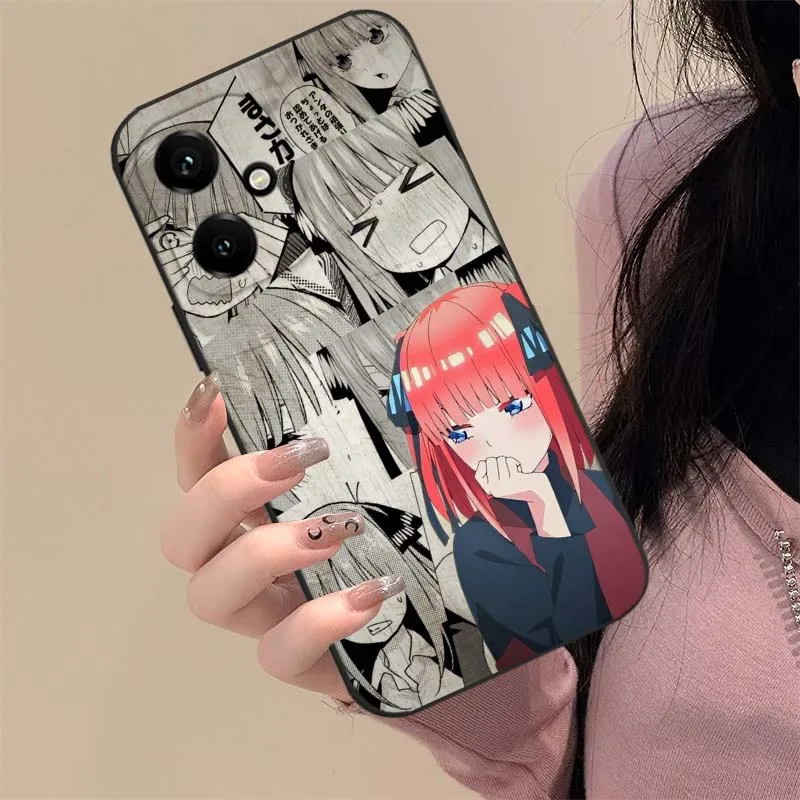 Miku Nakano Anime para Huawei Honor 9X 9A 8A 8X 80 70 60 50 SE Lite Pro Plus Flat Prime 5G funda de teléfono - imagen 4