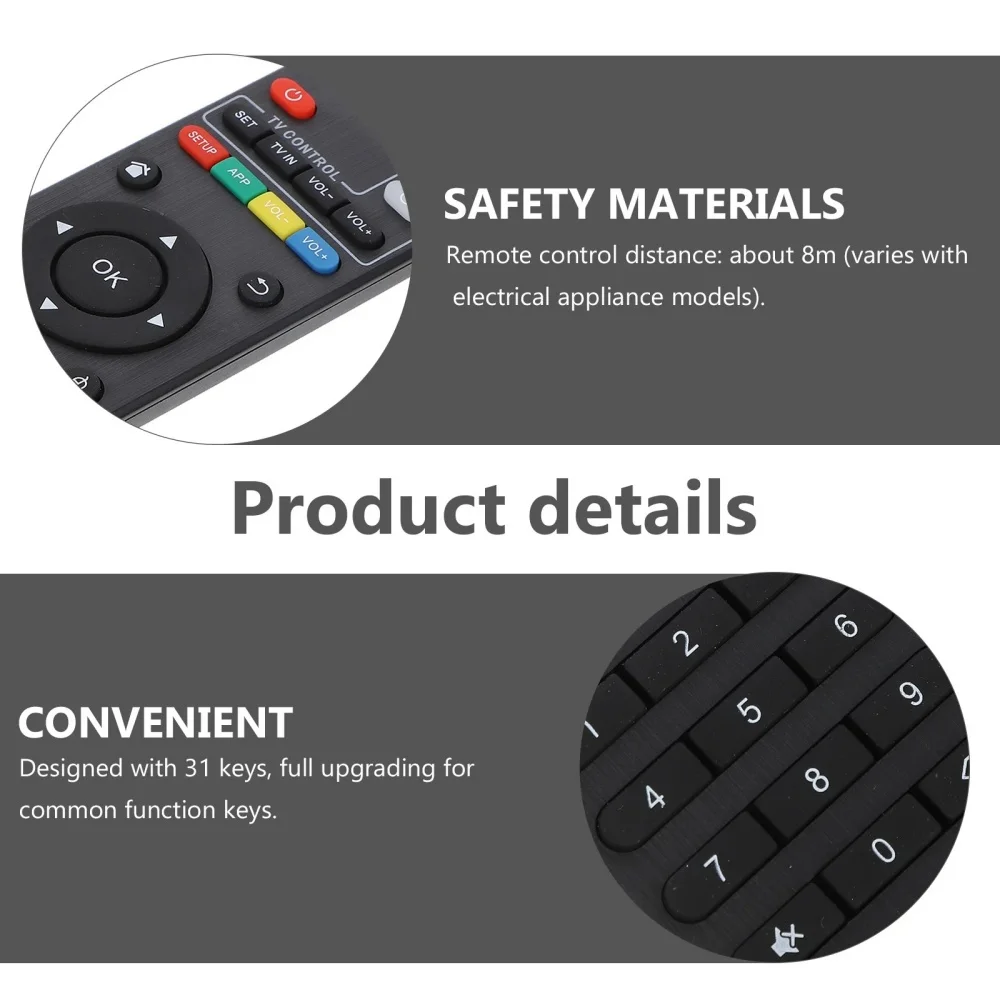 X96 Mini Control remoto X96 S905W Compatible con MXQ Pro 4K T95M T95N T95X H96 pro + Android TV Box Control remoto - imagen 3