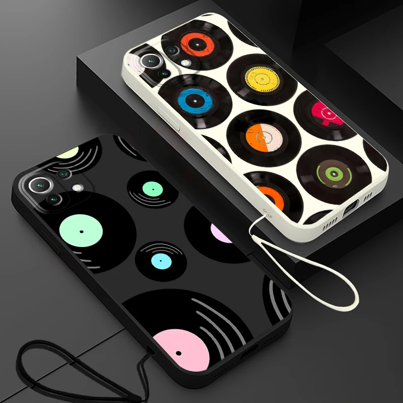Funda divertida con discos musicales para Xiaomi Mi 13 10T 11T 12T Pro 11 12 Lite, funda suave