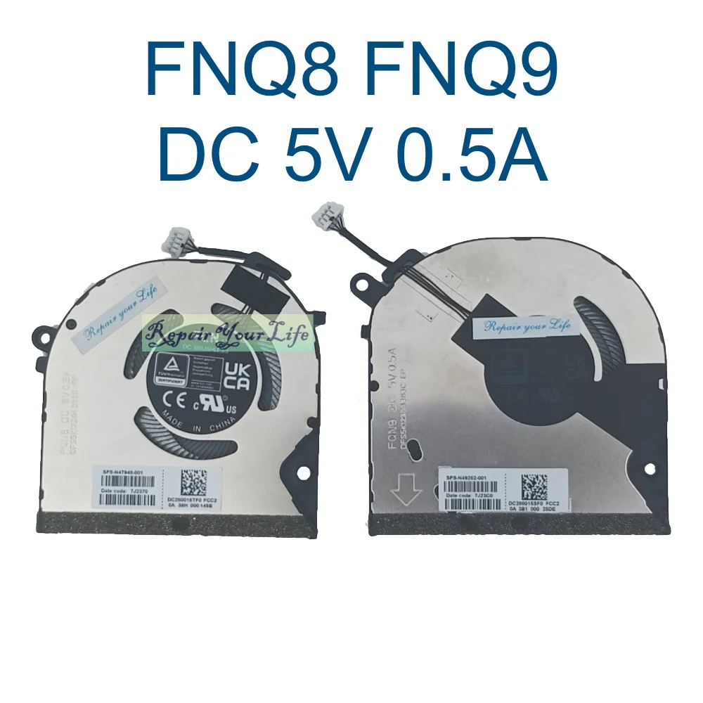 Ventilador de refrigeración para ordenador portátil HP X360 15-FH 15z-FH 15-fh0000 FH0097NR FH0023DX CPU GPU Notebook PC Cooler radiador N49282 N47948 - imagen 3