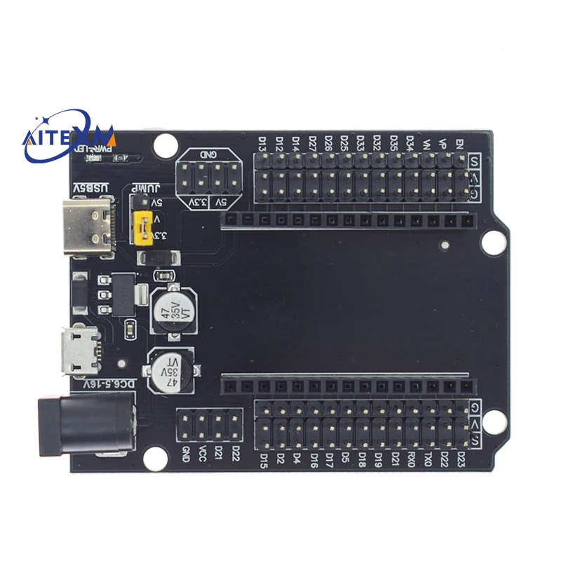 Placa de desarrollo ESP32 CH340C WiFi + Bluetooth Placa de expansión de ESP-32 de doble núcleo de potencia ultrabaja ESP32-DevKitC-32 - imagen 4