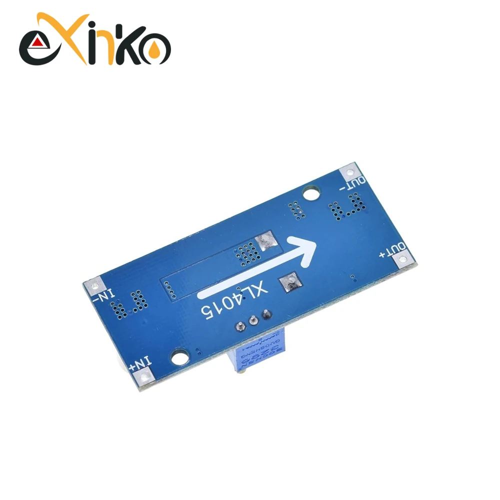 1-10 Uds 5A DC-DC módulo de fuente de alimentación ajustable reductor cargador de litio XL4015 4 ~ 38V 96% 5A DC módulo reductor ajustable - imagen 5