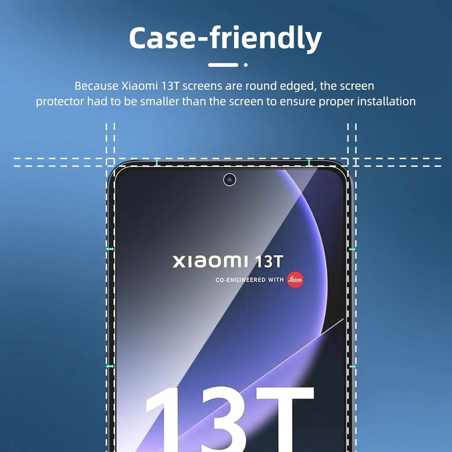 Protector de pantalla HD para Xiaomi 13T/13T Pro 2/4 piezas 9H vidrio templado - imagen 2