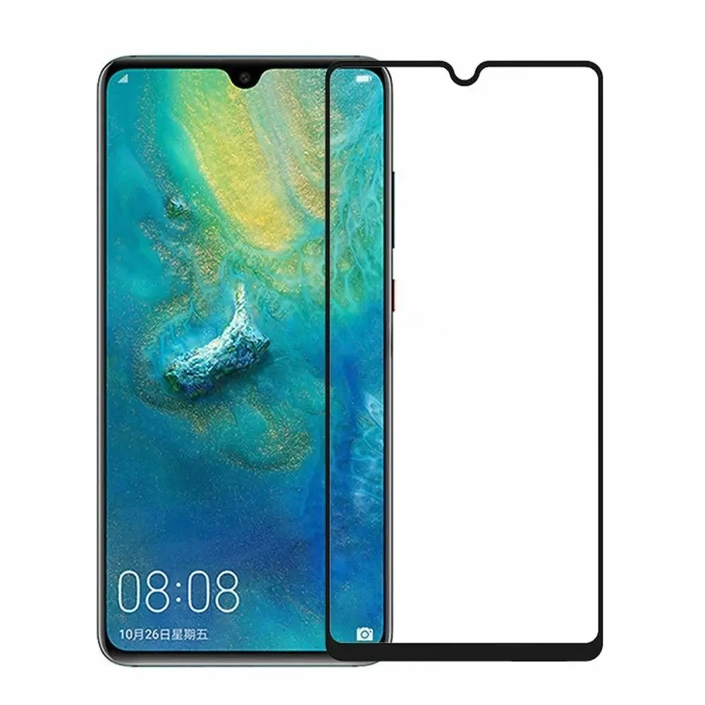 Cubierta completa de vidrio templado negro 9H para Huawei Mate 70 60 Pura80Pro 70 Enjoy70X, película protectora de vidrio, Protector de pantalla con pegamento completo - imagen 2