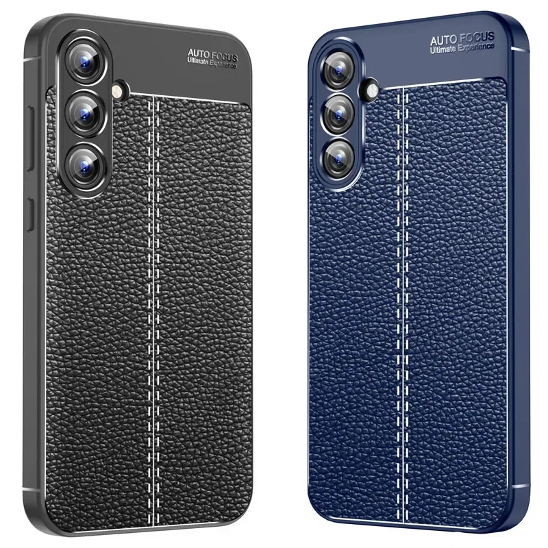 Para Galaxy A35 A55 Lichee Series TPU Gel Case, Anti-Shock Rugger Armor TPU Case para Samsung Galaxy A25 A05 A05S - imagen 3