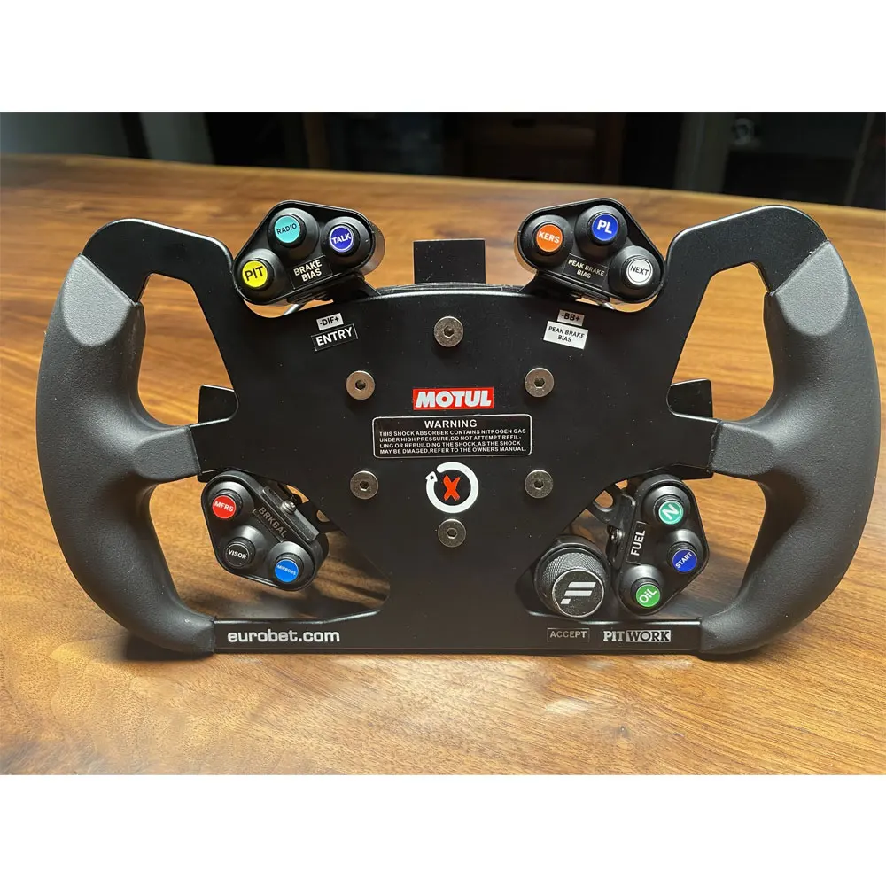 Accesorio DIY de liberación rápida Universal ligero de 70mm para volante de simulador de juego de carreras de Fórmula/GT - imagen 2