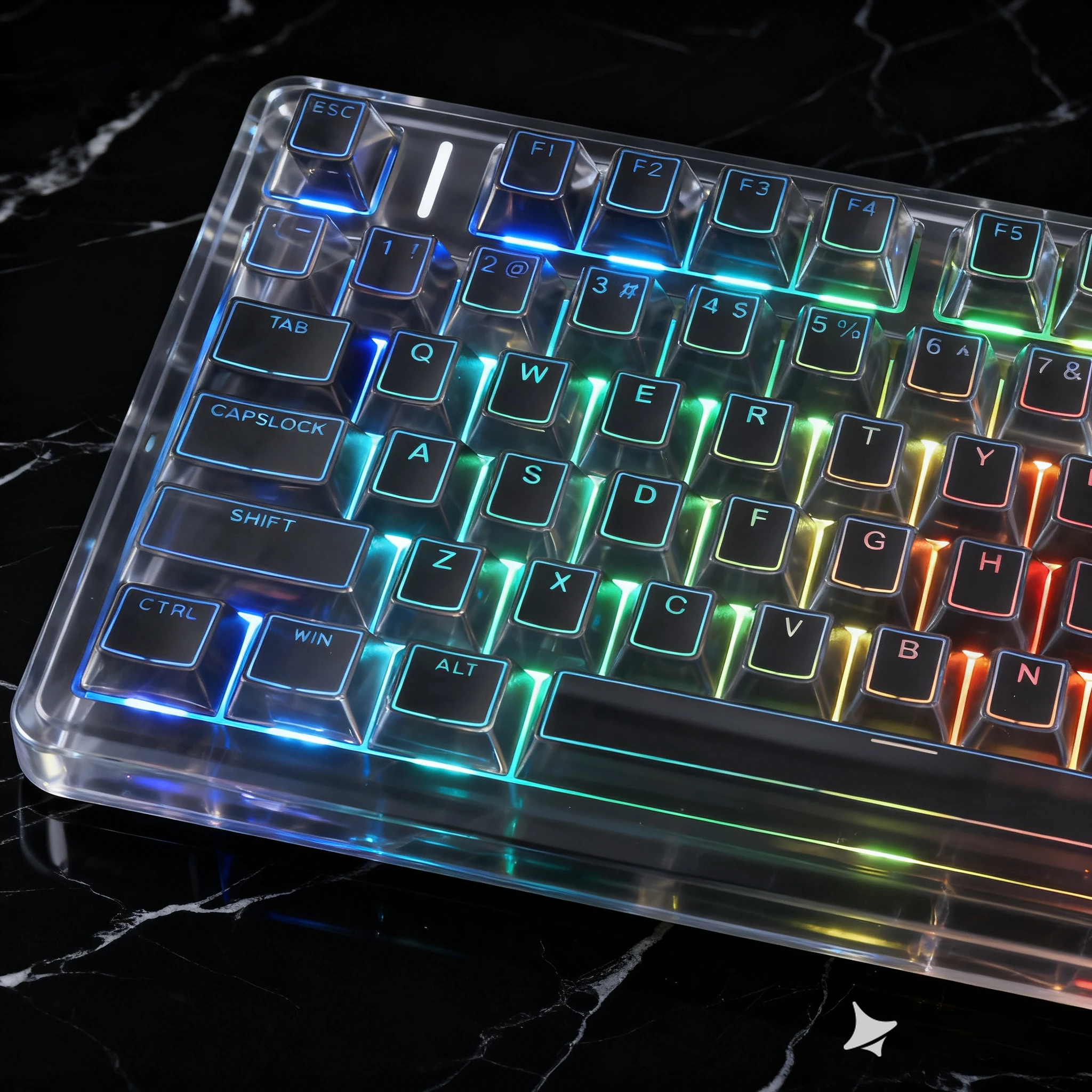 Teclas retroiluminadas RGB con perfil de cereza, 142 teclas, brillantes a través de teclas PBT de doble disparo para interruptores Cherry MX, Teclado mecánico