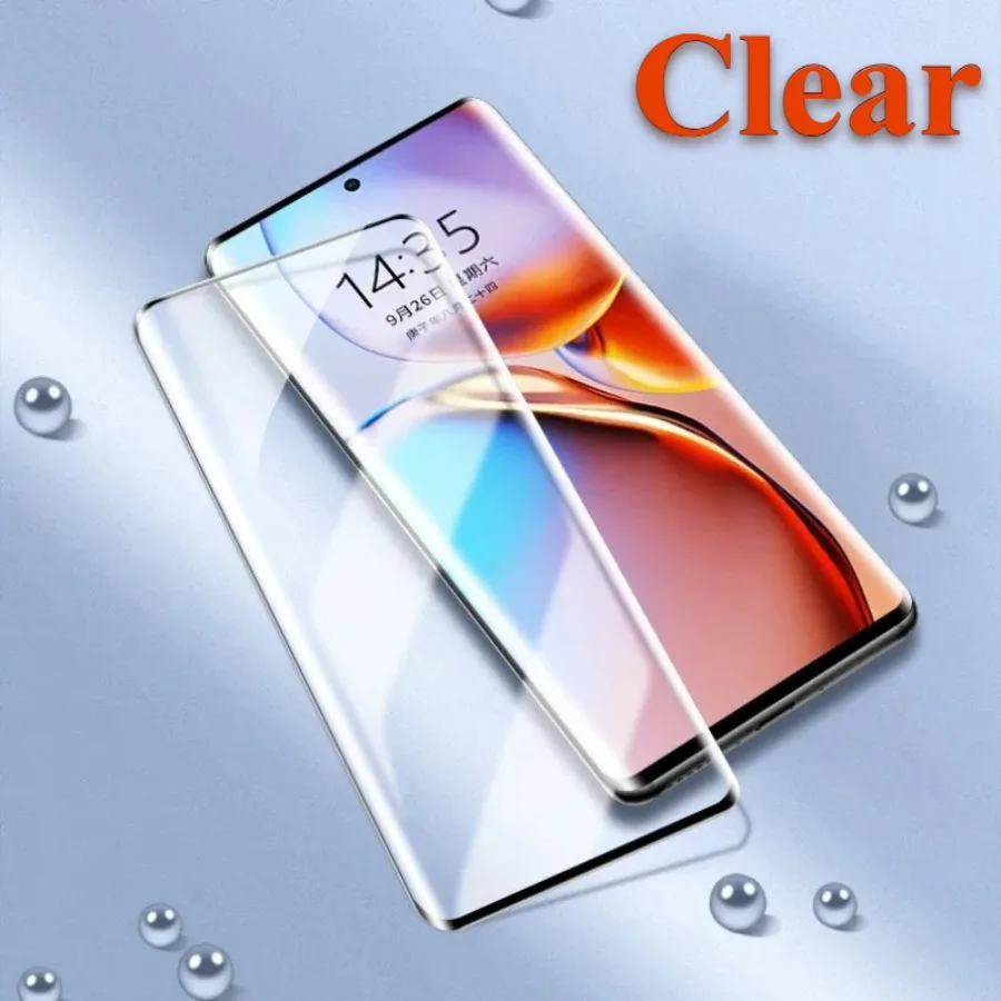 Vidrio Templado curvo 9D para Motorola Edge 60 50 40 Pro Protector de pantalla de fusión para Motorola Edge 50 40 30 Ultra Neo - imagen 2