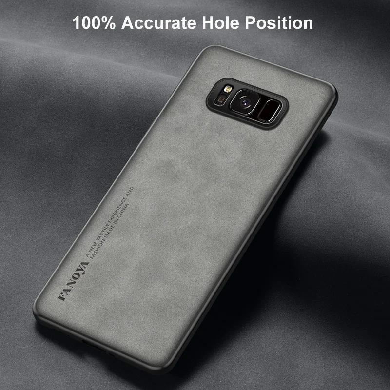 Para Samsung Galaxy S8 Plus funda de lujo de cuero PU funda de teléfono para Samsung S8 S8Plus contraportada TPU silicona protección a prueba de golpes - imagen 4