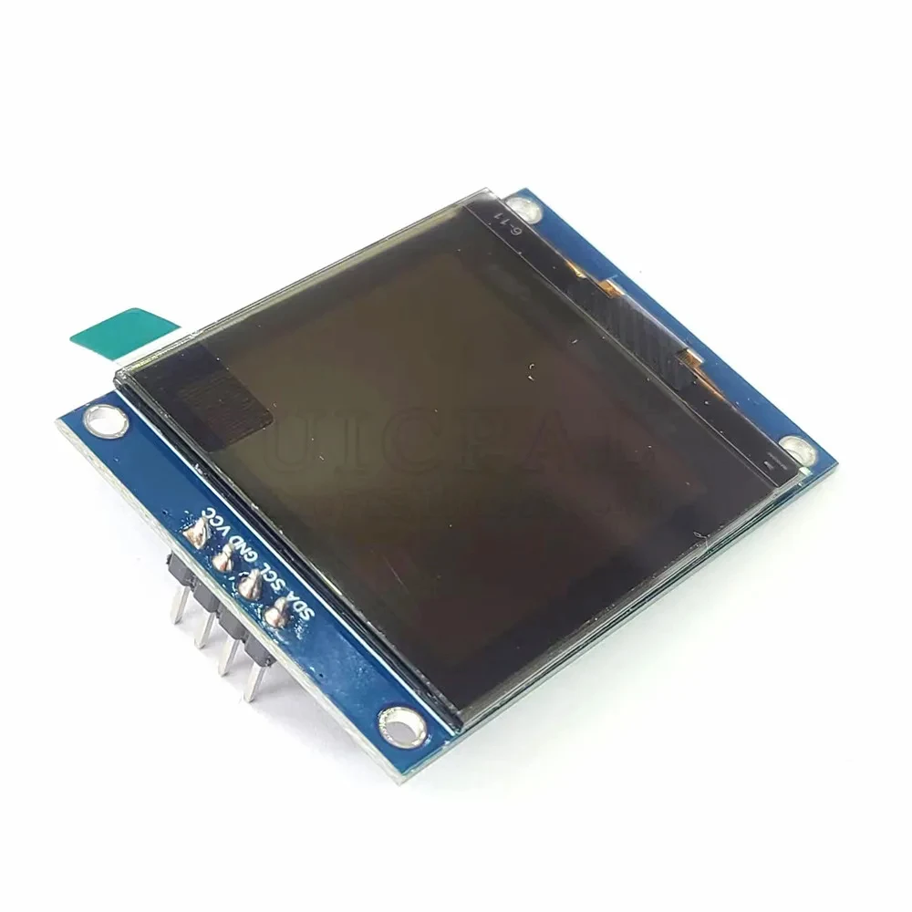 Módulo de pantalla blanca LCD OLED de 1,5 pulgadas 128*128 puntos Chip controlador SH1107 3V-5V COG I2C IIC 4PIN